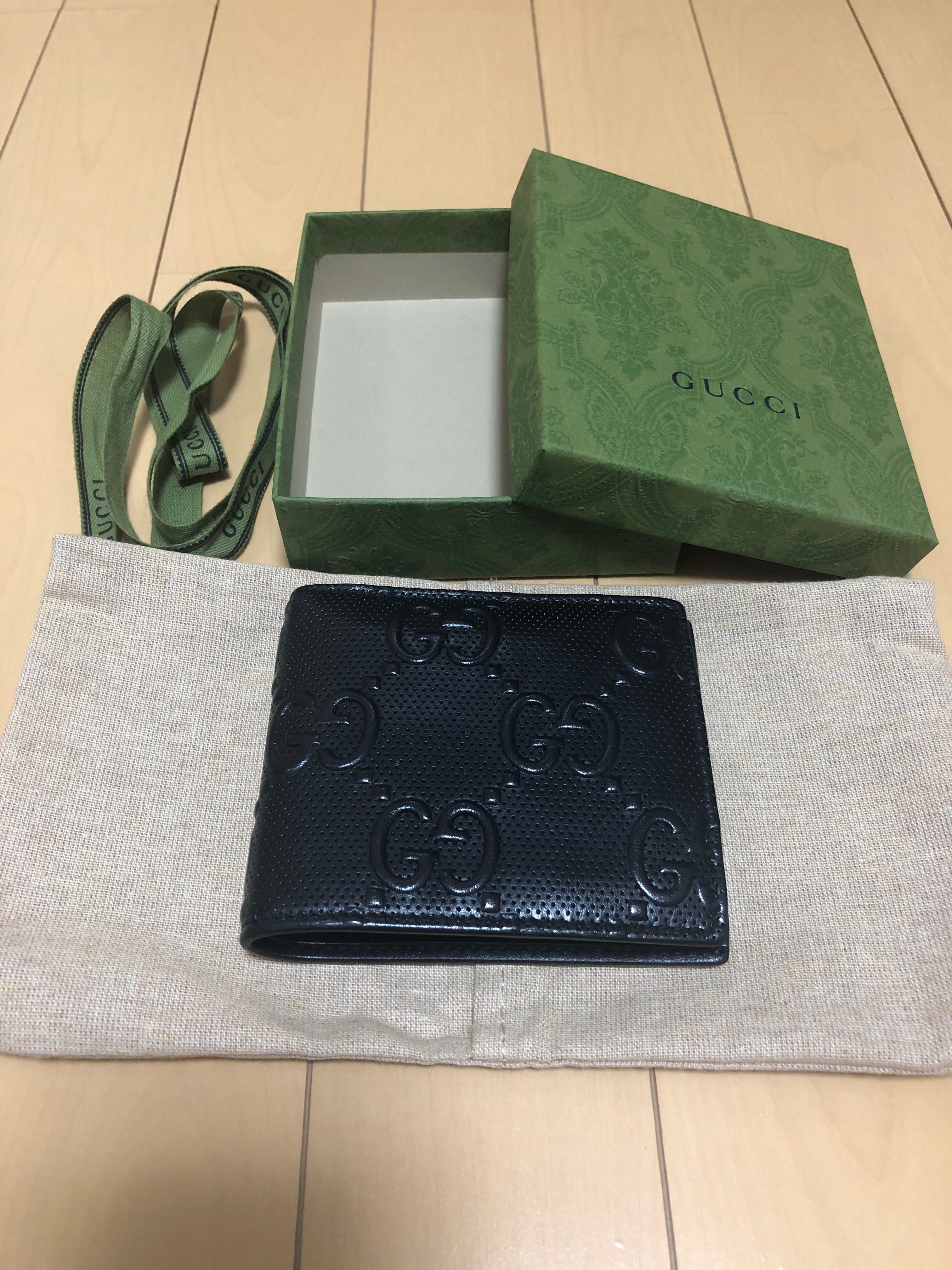 グッチ GGエンボス コインウォレット "ブラック" 625555 1W3AN 1000