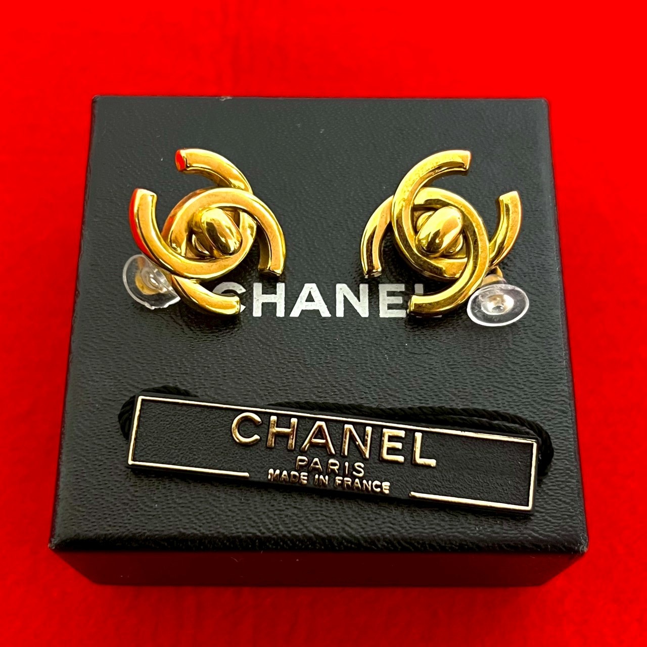 CHANEL シャネル ココマーク GP イヤリング ゴールド
 497-2