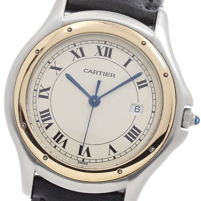 カルティエ パンテールクーガーLM W350068F メンズ 【中古】