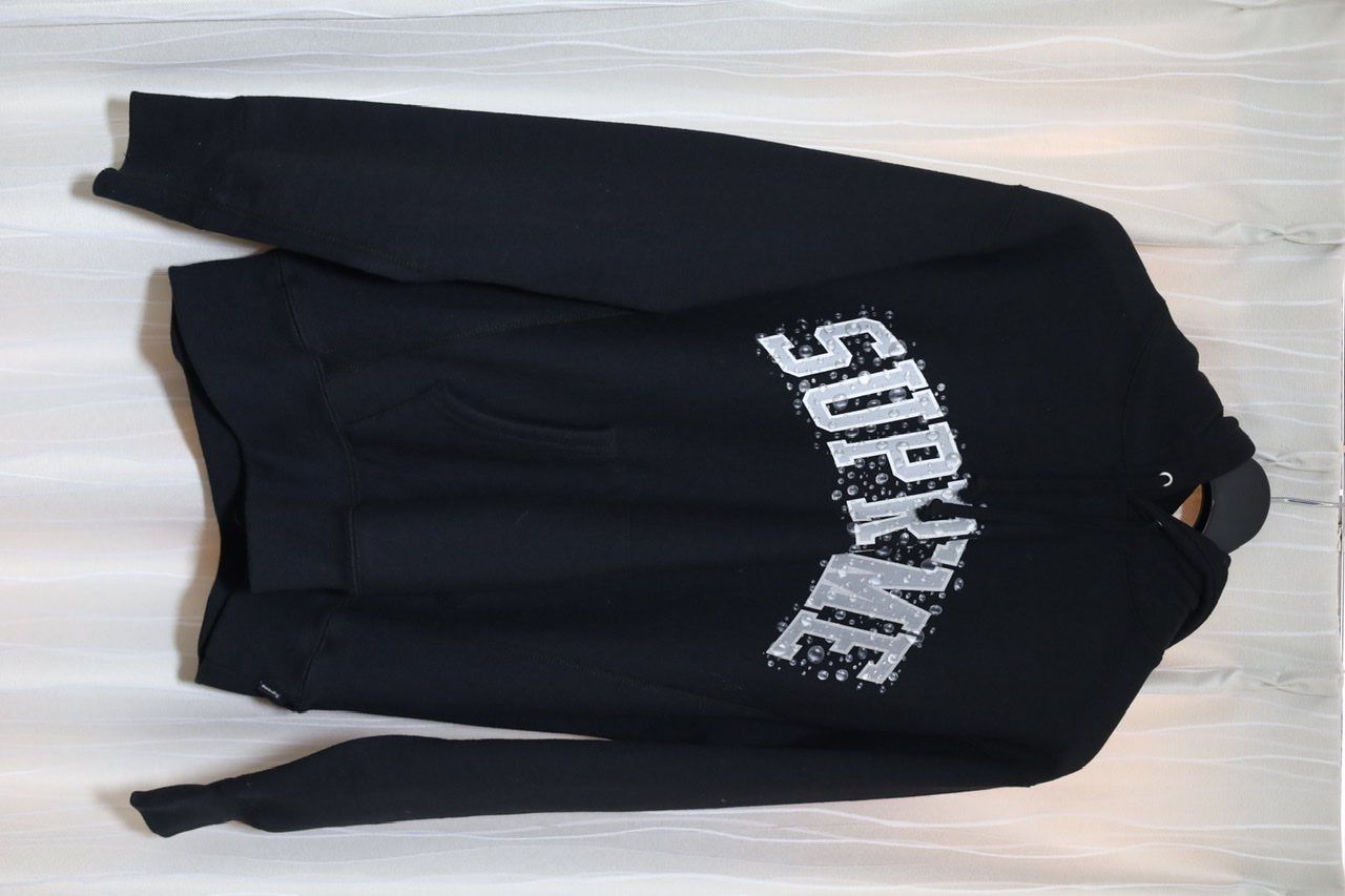 Supreme Water Arc Hooded Sweatshirt "Black"