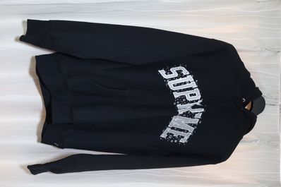 Supreme Water Arc Hooded Sweatshirt "Black"