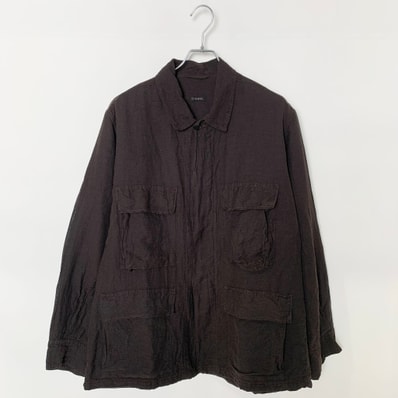 COMOLI Silk Cotton B.D.U. Jacket "Brown"