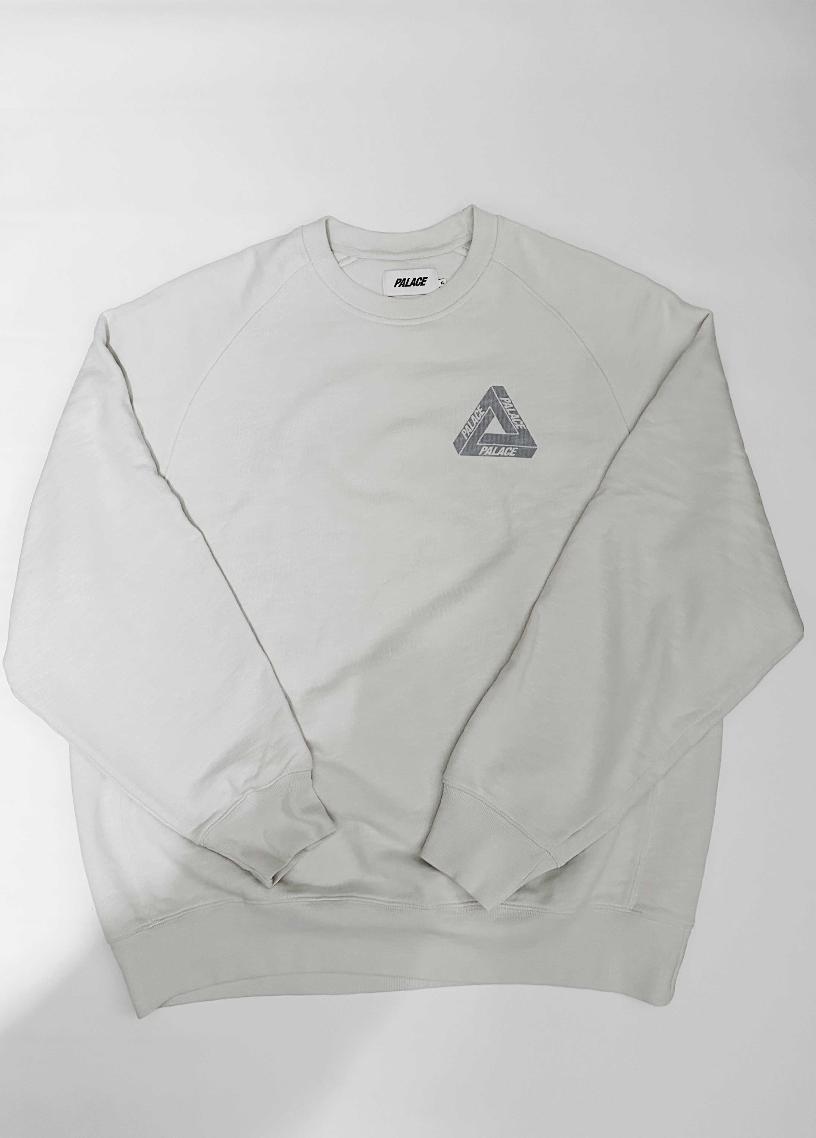 PALACE Tri-Ferg Slub Crew "White"