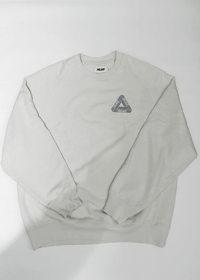 PALACE Tri-Ferg Slub Crew "White"