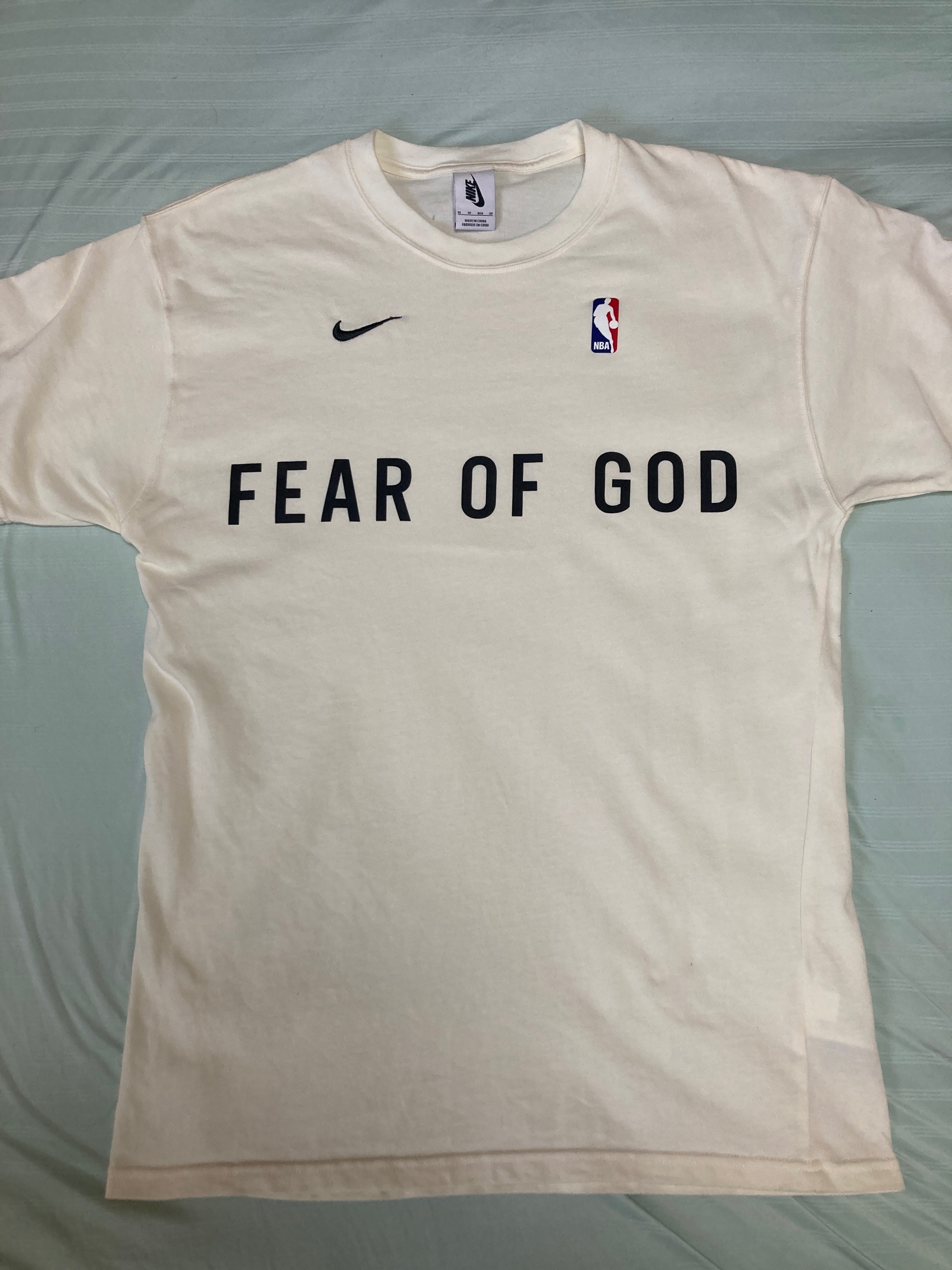 FEAR OF GOD / Nike Warm Up T-Shirt "Sail"