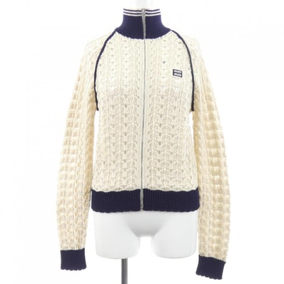 ミュウミュウ MIU MIU コットンファスナーカーディガン MMF01I SOOO 1847 カーディガン
