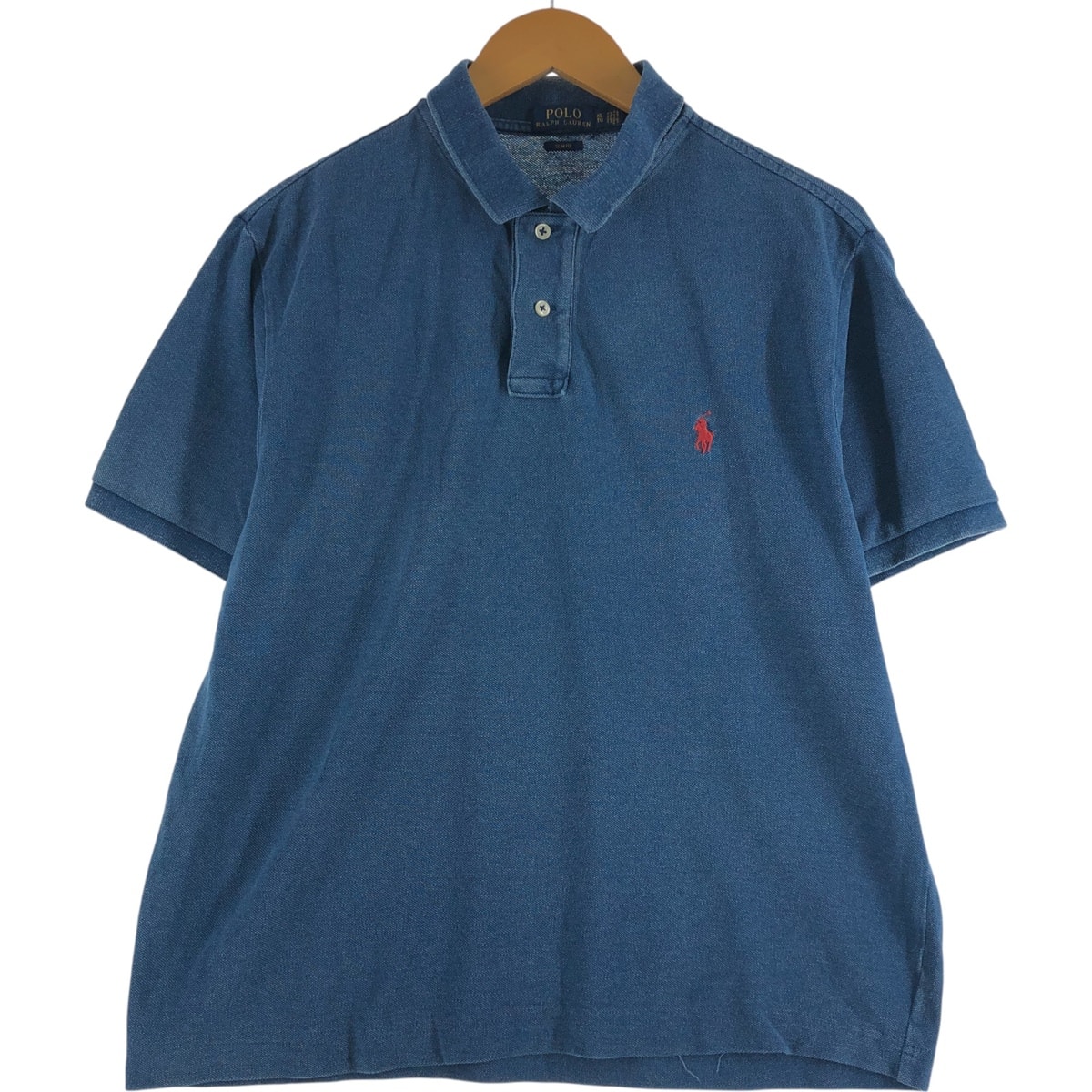 古着 ラルフローレン Ralph Lauren POLO RALPH LAUREN CUSTOM SLIM FIT 半袖 ポロシャツ メンズXL相当/eaa560376