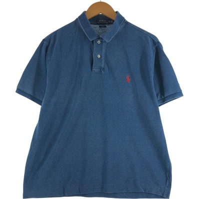 古着 ラルフローレン Ralph Lauren POLO RALPH LAUREN CUSTOM SLIM FIT 半袖 ポロシャツ メンズXL相当/eaa560376