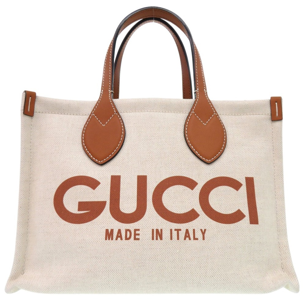 グッチ   772144 2way プリント ミディアムトート キ