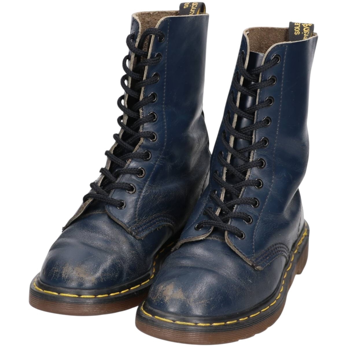 古着 ドクターマーチン Dr.Martens THE ORIGINAL 10ホールブーツ 英国製 6 1/2 メンズ25.5cm相当/saa014910