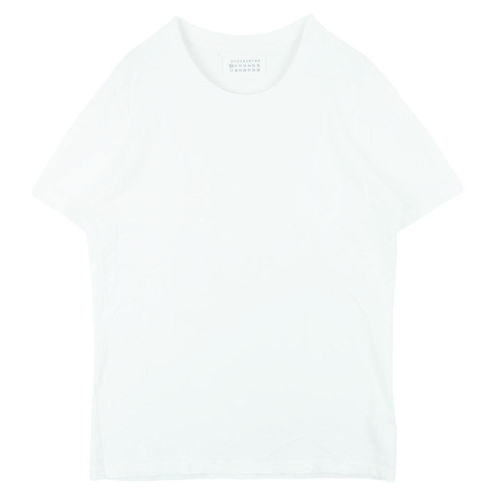 MAISON MARGIELA メゾンマルジェラ 15AW S50GC0403 四つタグ 10ライン Pack Tee パックT 半袖 Tシャツ カットソー ホワイト系 48【中古】
