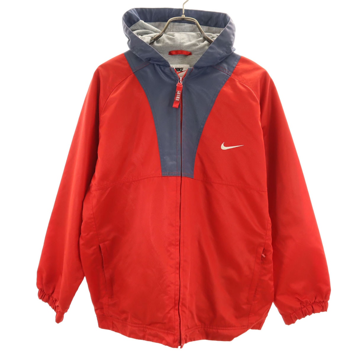 NIKE ナイキ 90s 00s 白タグ オールド ナイロンジャケット L 赤