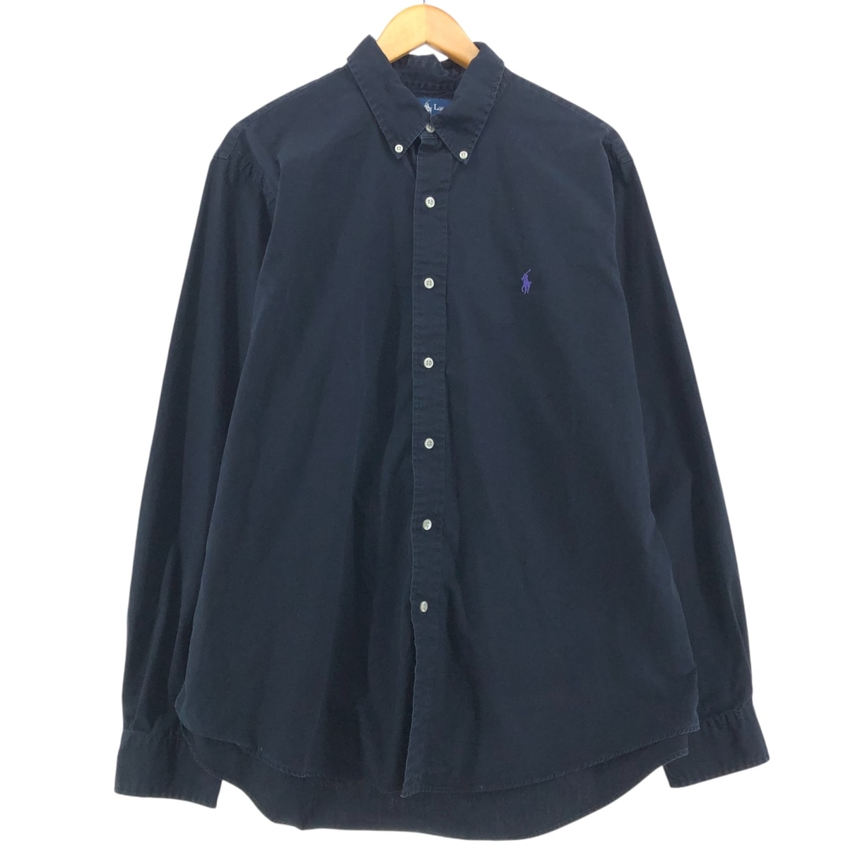 古着 ラルフローレン Ralph Lauren CUSTOM FIT 長袖 ボタンダウンシャツ メンズXL相当/eaa515376