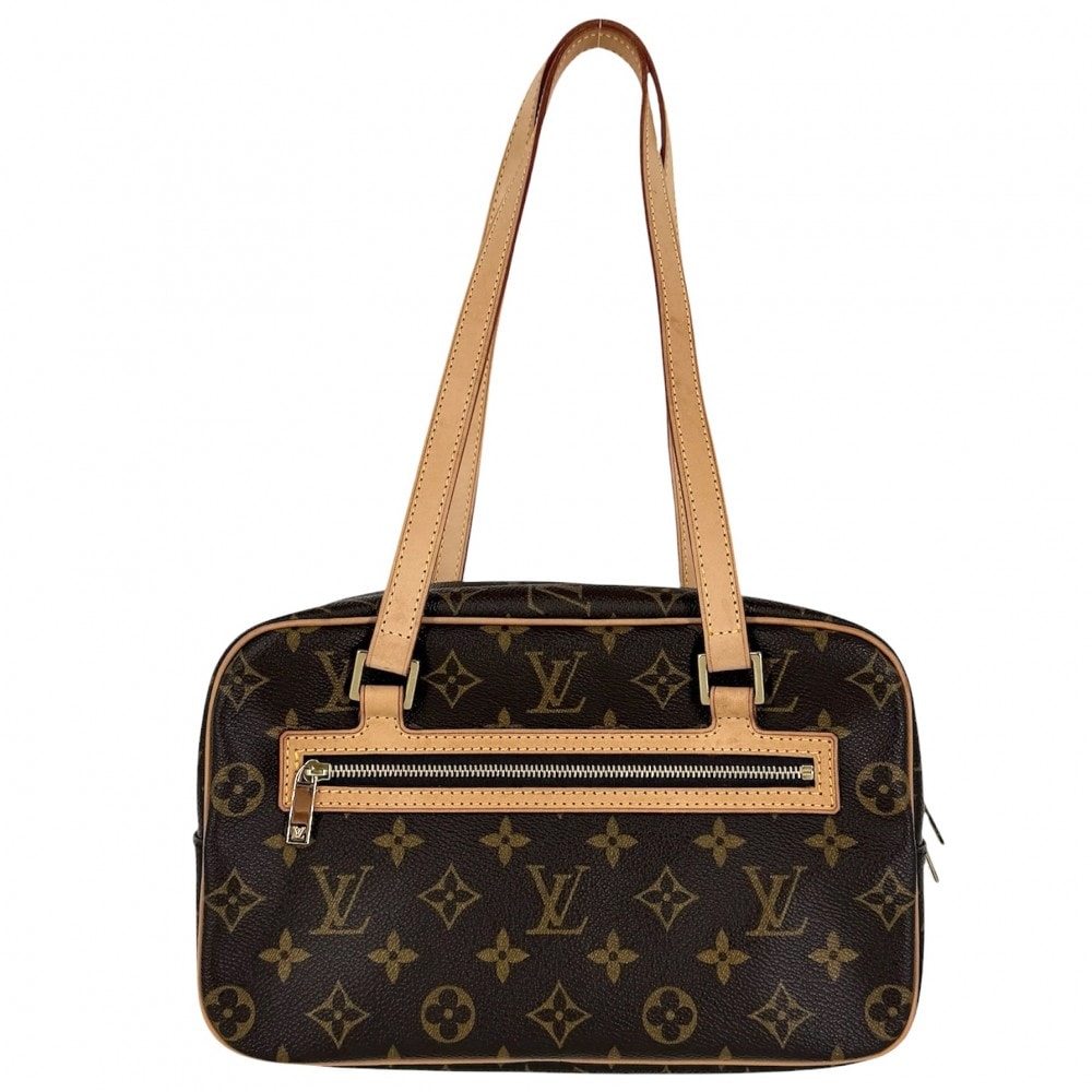 LOUIS VUITTON ルイヴィトン ハンドバッグ モノグラム シテMM 肩掛け Cite MM  M51182    ブラウン 茶 ゴールド金具 レディース【中古品】