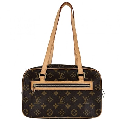LOUIS VUITTON ルイヴィトン ハンドバッグ モノグラム シテMM 肩掛け Cite MM M51182 ブラウン 茶 ゴールド金具 レディース【中古品】
