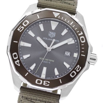 ☆良品 タグホイヤー アクアレーサー デイト WAY101L メンズ 【中古】