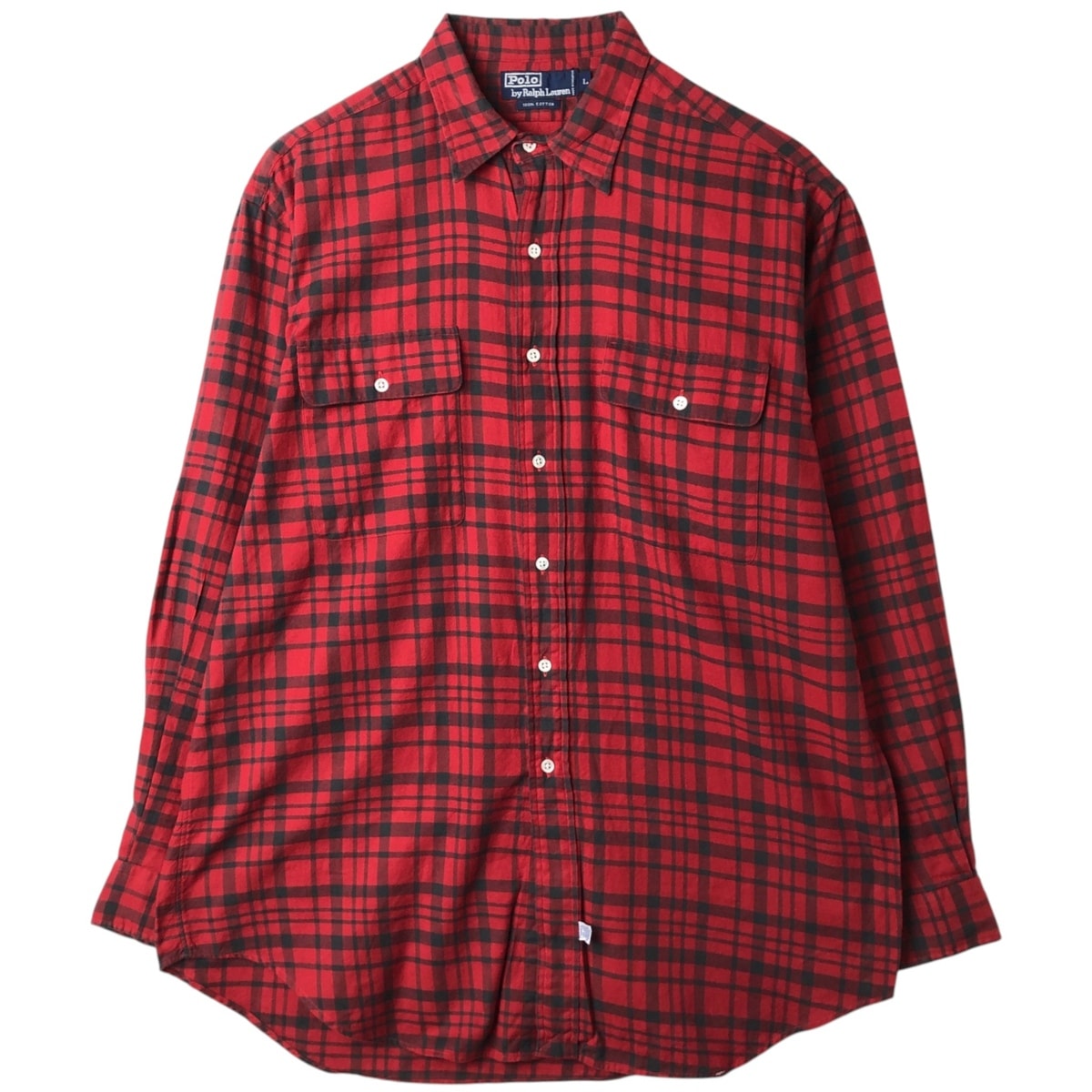 古着 ラルフローレン Ralph Lauren 長袖 ボタンダウンチェックシャツ メンズL相当/eaa614266