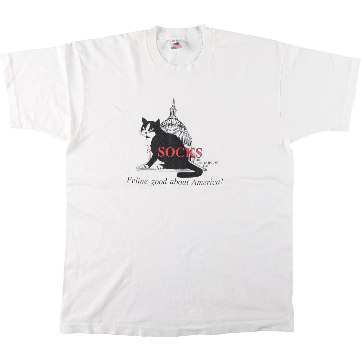古着 90年代 フルーツオブザルーム FRUIT OF THE LOOM プリントTシャツ USA製 メンズXL相当/eaa656737