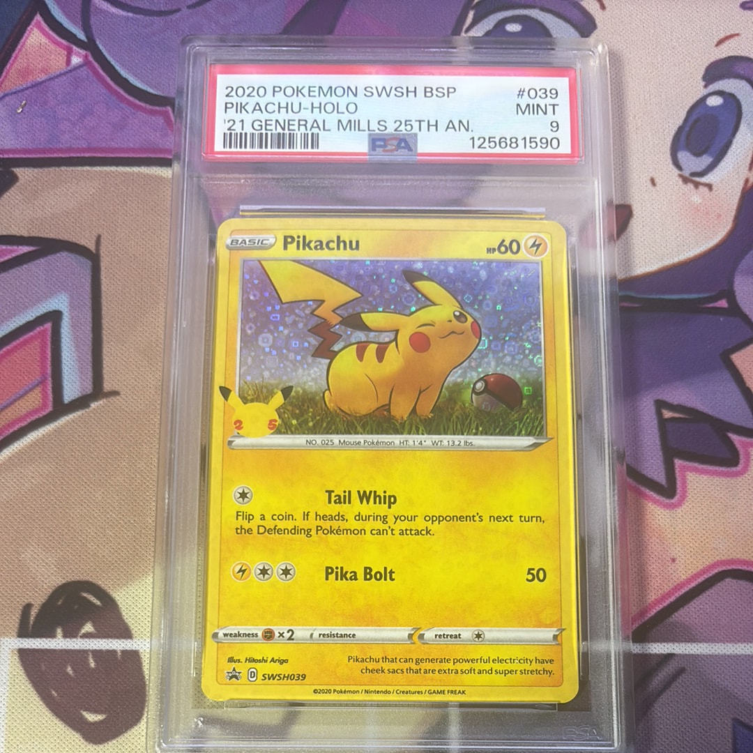PSA10】ピカチュウ P [SWSH039]【英語版】(ソード&シールド