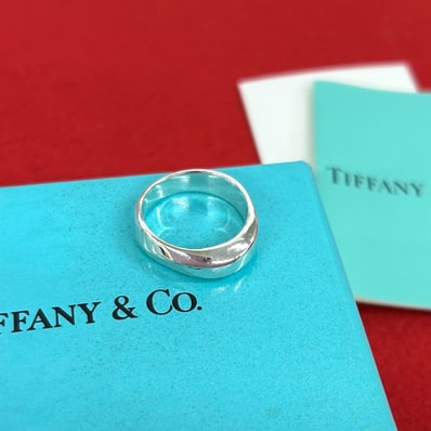 TIFFANY&Co. ティファニー ナイフエッジ リング シルバー925 リング・指輪 10号 シルバー
26246