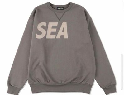 ★新品希少★WIND AND SEA ロゴ シークルーネック スウェット L