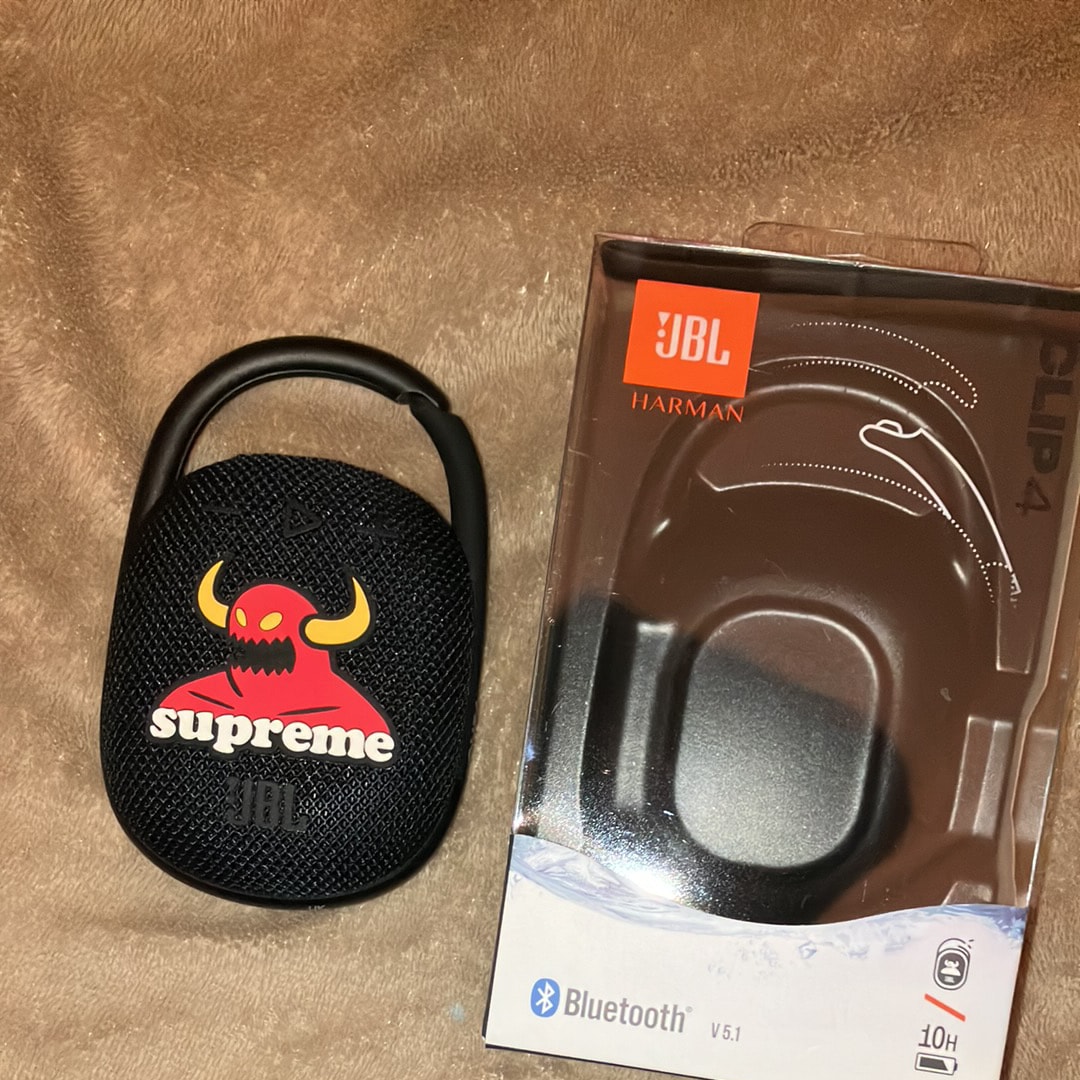 スピーカー・ウーファー Supreme Toy Machine JBL Clip Black ☆24SS WEEK4☆Supreme Toy Machine JBL Clip (Supreme/ファッション