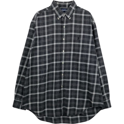 古着 ラルフローレン Ralph Lauren RALPH LAUREN GOLF BLAKE 長袖 ボタンダウンチェックシャツ メンズL相当/eaa661307