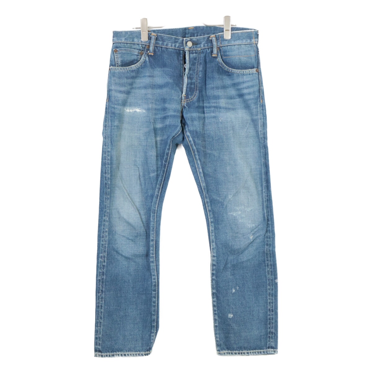 ビズビム 【国内正規】0116105005024 SOCIAL SCLPTR 10 ボタンフライ デニムパンツ/ W34