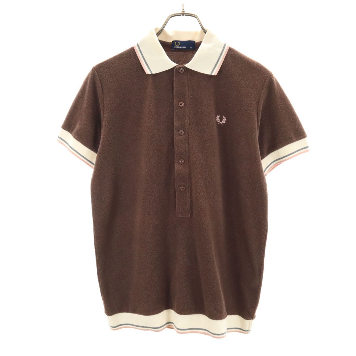 FRED PERRY 半袖 パイル地 ポロシャツ