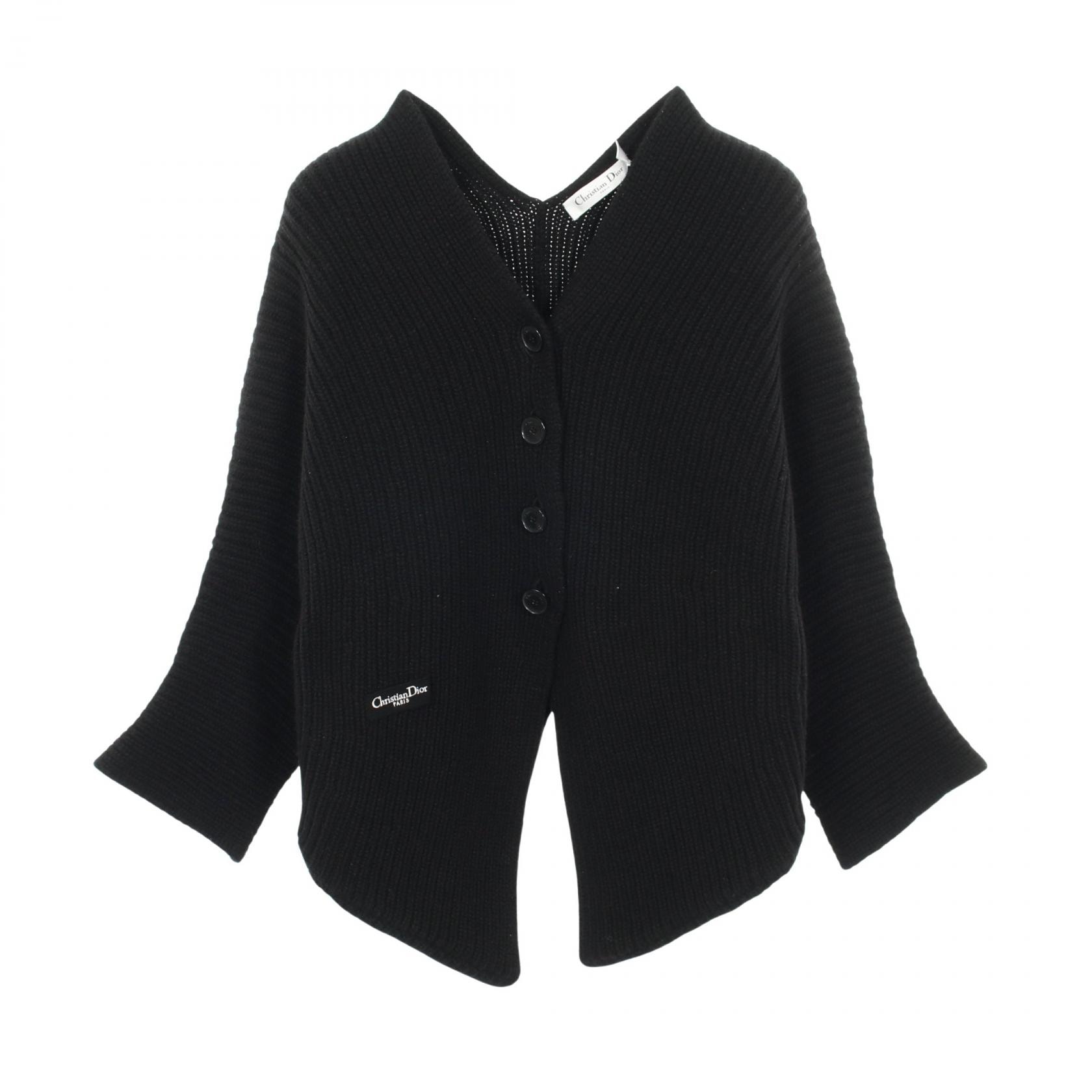 ディオール Dior カーディガン 衣料品 トップス カシミヤ レディース ブラック系 【中古】