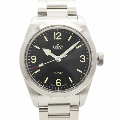 ★最終価格★SALE【6wcd0327】チュードル レンジャー 79930 黒文字盤【中古】腕時計 メンズ