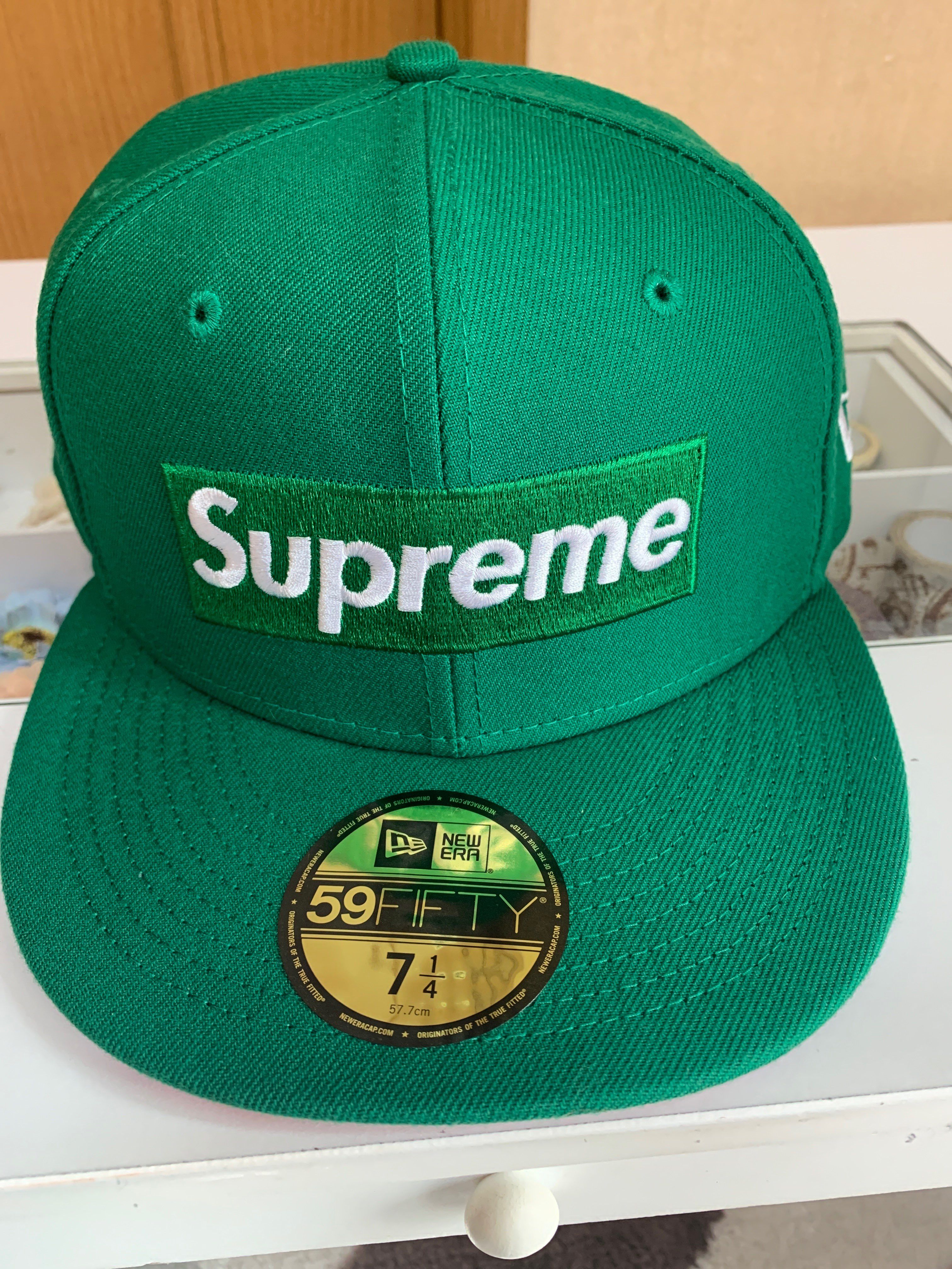 Supreme No Comp Box Logo New Era "Green"