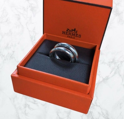 Hermes Vertige Ring "Silver"