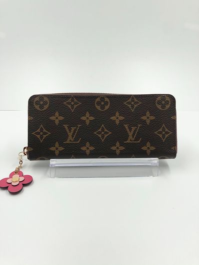 Louis Vuitton Monogram Portefeuille Clemence Blooming Flower "Hot Pink"