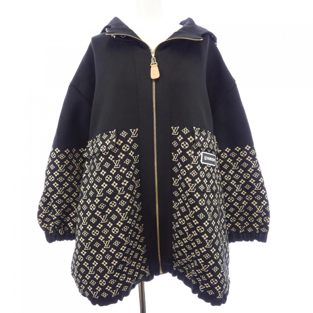 ルイヴィトン LOUIS VUITTON モノグラムニット オーバーサイズフーディ FLKC07FN7 ブルゾン