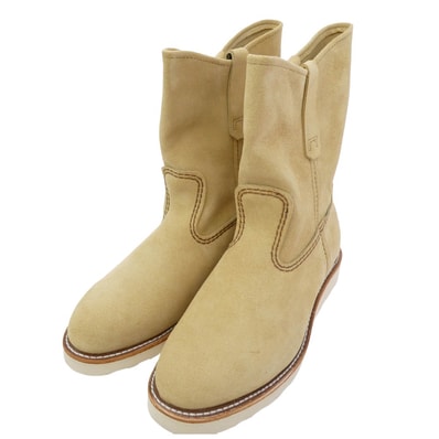 RED WING レッドウィング ブーツ 8168 9-inch Pecos 9インチ ペコス ブーツ ライトブラウン系 ベージュ系 US7.5(25.5cm)【美品】【中古】