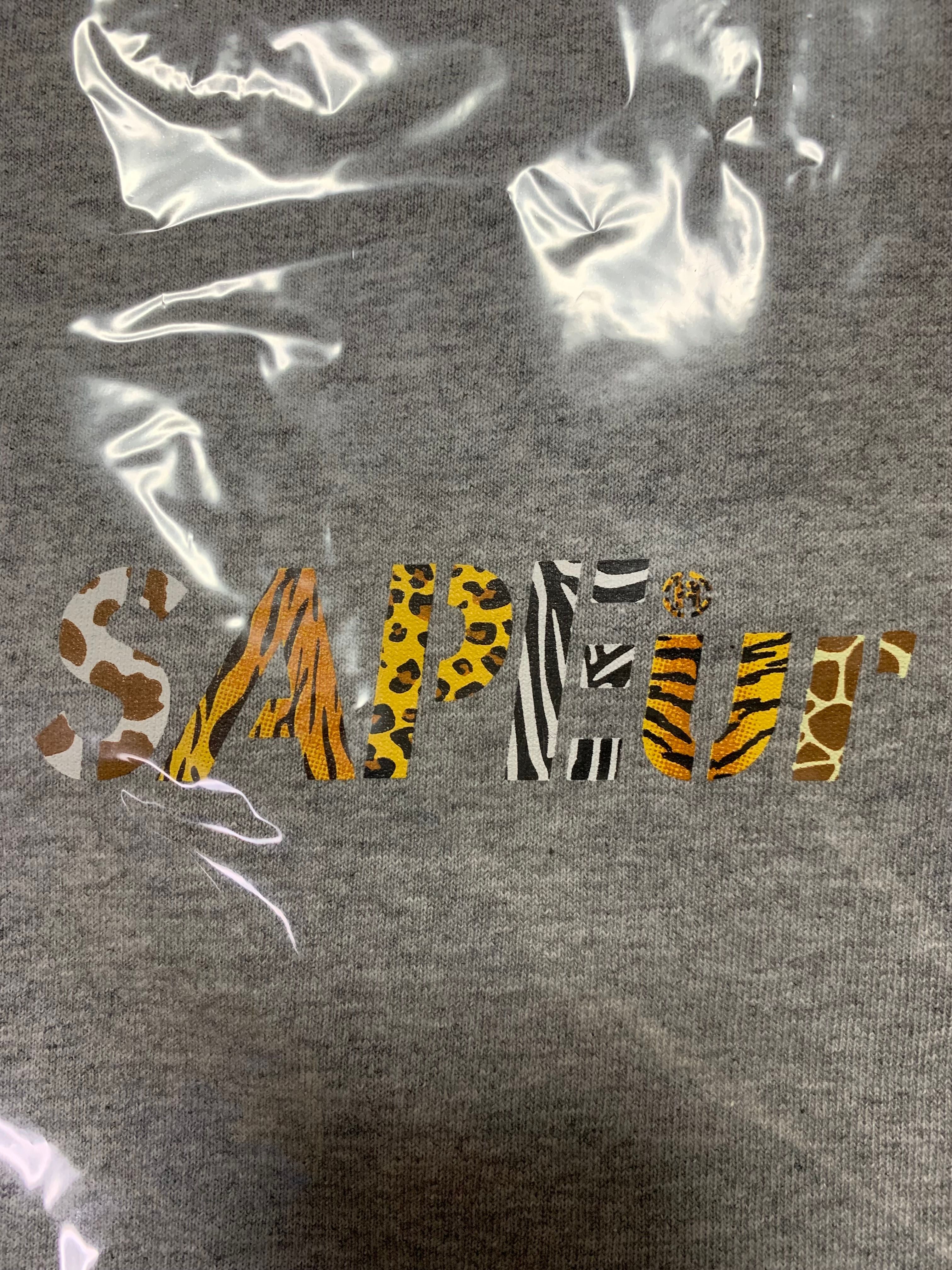 SAPEur SAFARI HEAD ロッドマン 長袖Tシャツ グレー