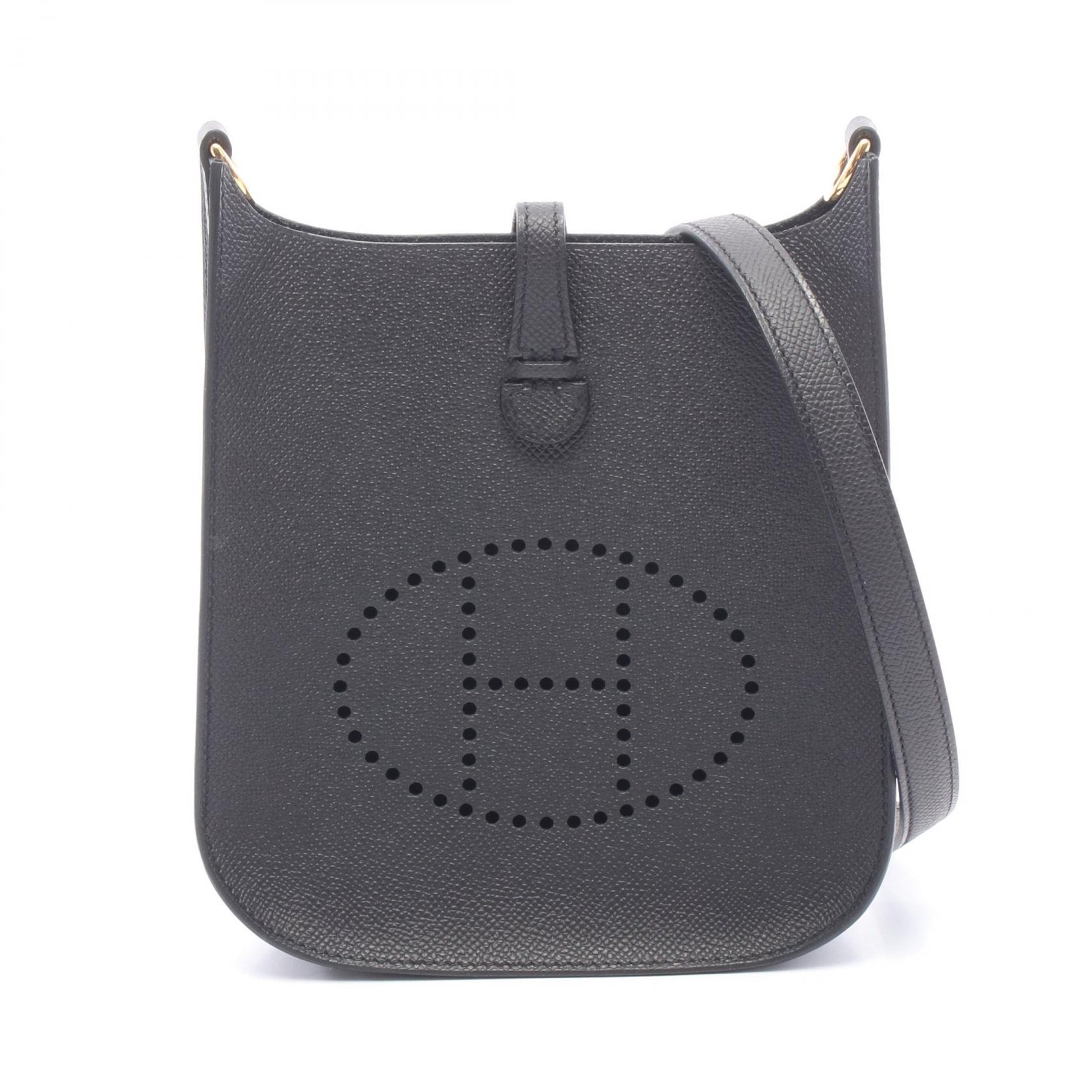 エルメス HERMES エヴリン セリエ16 ショルダーバッグ バッグ レザー ヴォーエプソン ヴォーエプソン K刻印(2025年製造) レディース ブラック系 【中古】
