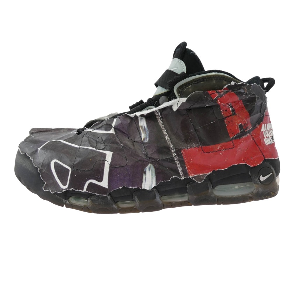 NIKE ナイキ スニーカー DJ4633-010 Air More Uptempo Made You Look エアモアアップテンポ モアテン メイドユールック スニーカー ブラック系 27.5cm【中古】