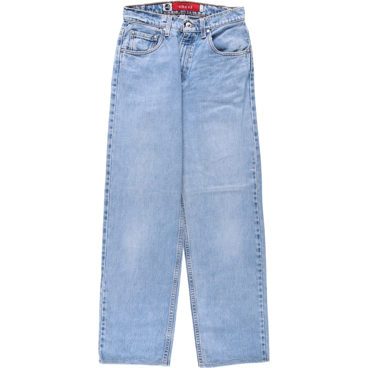 古着 90年代 リーバイス Levi's SILVER TAB シルバータブ LOOSE ルーズ テーパードデニムパンツ USA製 レディースL(w28)相当 ヴィンテージ/eaa646964