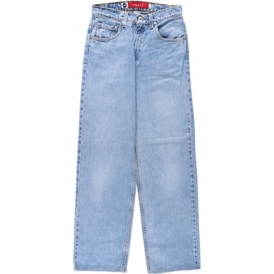 古着 90年代 リーバイス Levi's SILVER TAB シルバータブ LOOSE ルーズ テーパードデニムパンツ USA製 レディースL(w28)相当 ヴィンテージ/eaa646964