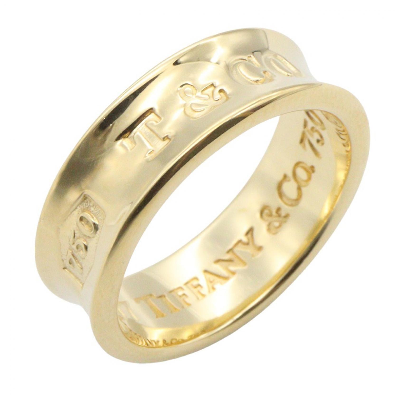 ティファニー TIFFANY&CO 1837ナロー リング リング・指輪 ジュエリー K18(イエローゴールド) レディース ゴールド系 【中古】