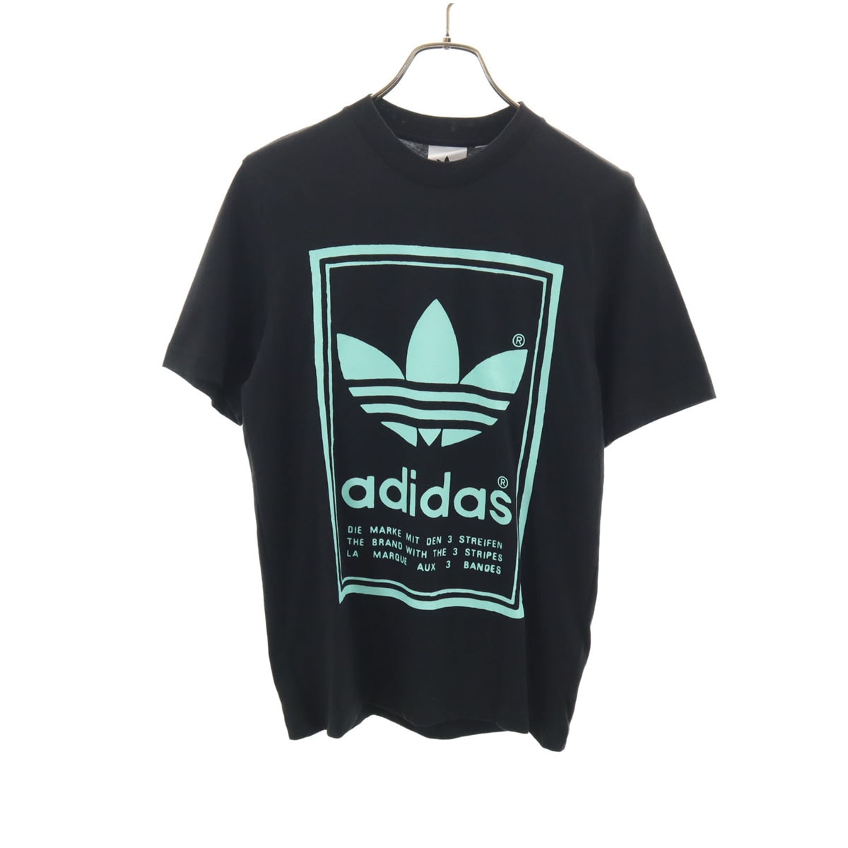 adidas Originals アディダスオリジナルス トレフォイルロゴ 半袖 Tシャツ XS ブラック