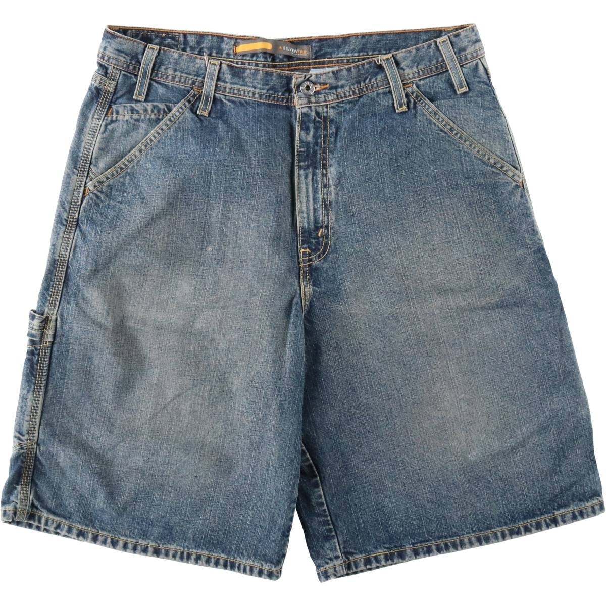 古着 リーバイス Levi's SILVER TAB シルバータブ CARPENTER デニムペインターショーツ ハーフパンツ メンズw37相当/eaa661877