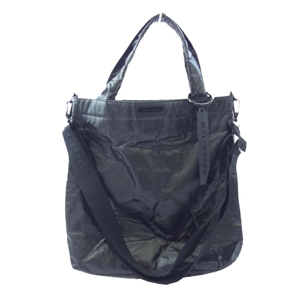 marimekko マリメッコ トートバッグ Resonance Crossbody  レゾナンス クロスボディ トバッグ ブラック系【中古】