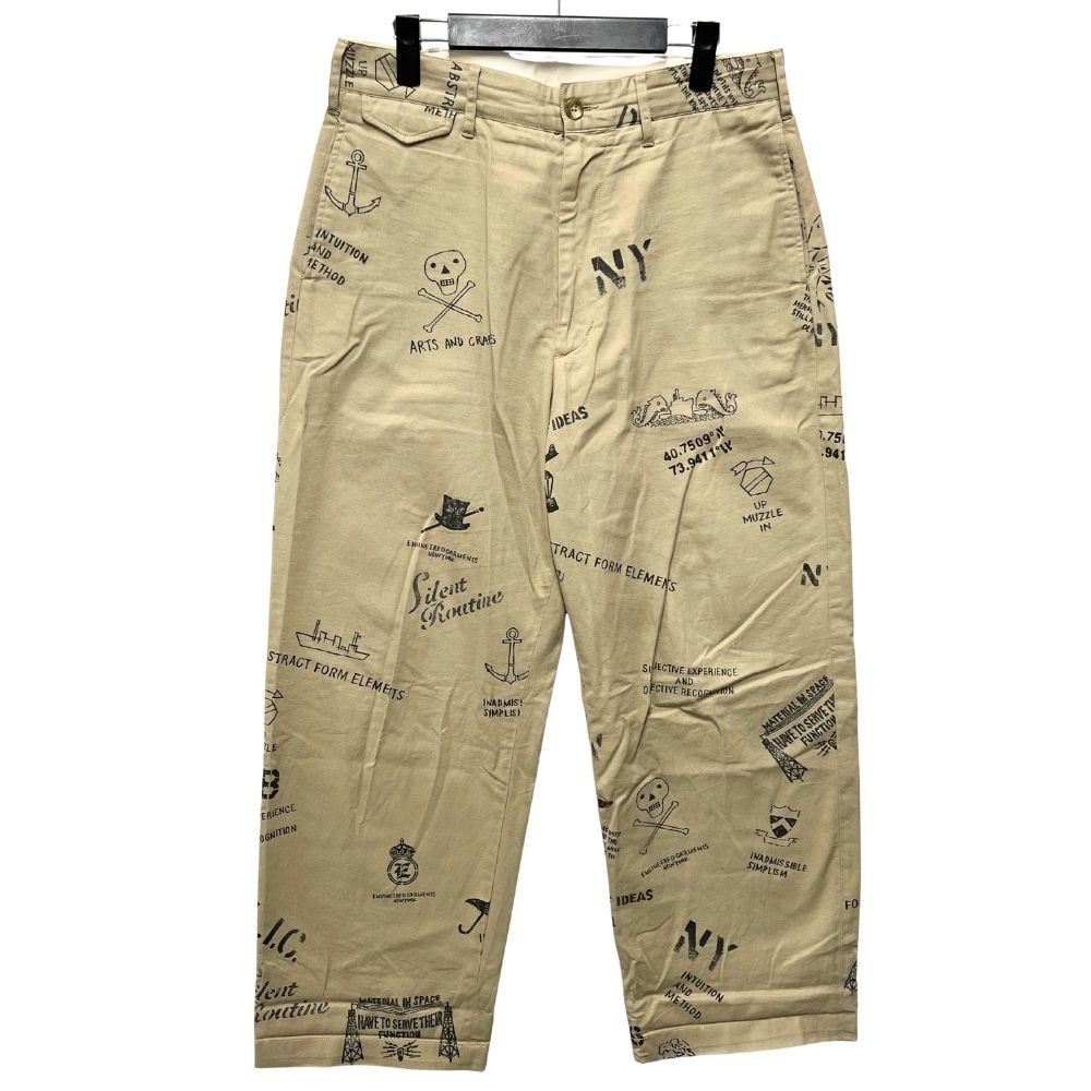 ENGINEERED GARMENTS エンジニアードガーメンツ Officer Pants グラフィティ プリント オフィサー パンツ 52762
