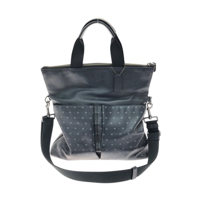 COACH コーチ レディース ショルダートート チャールズ フォールドオーバー ブルースタードット F59309 ネイビー