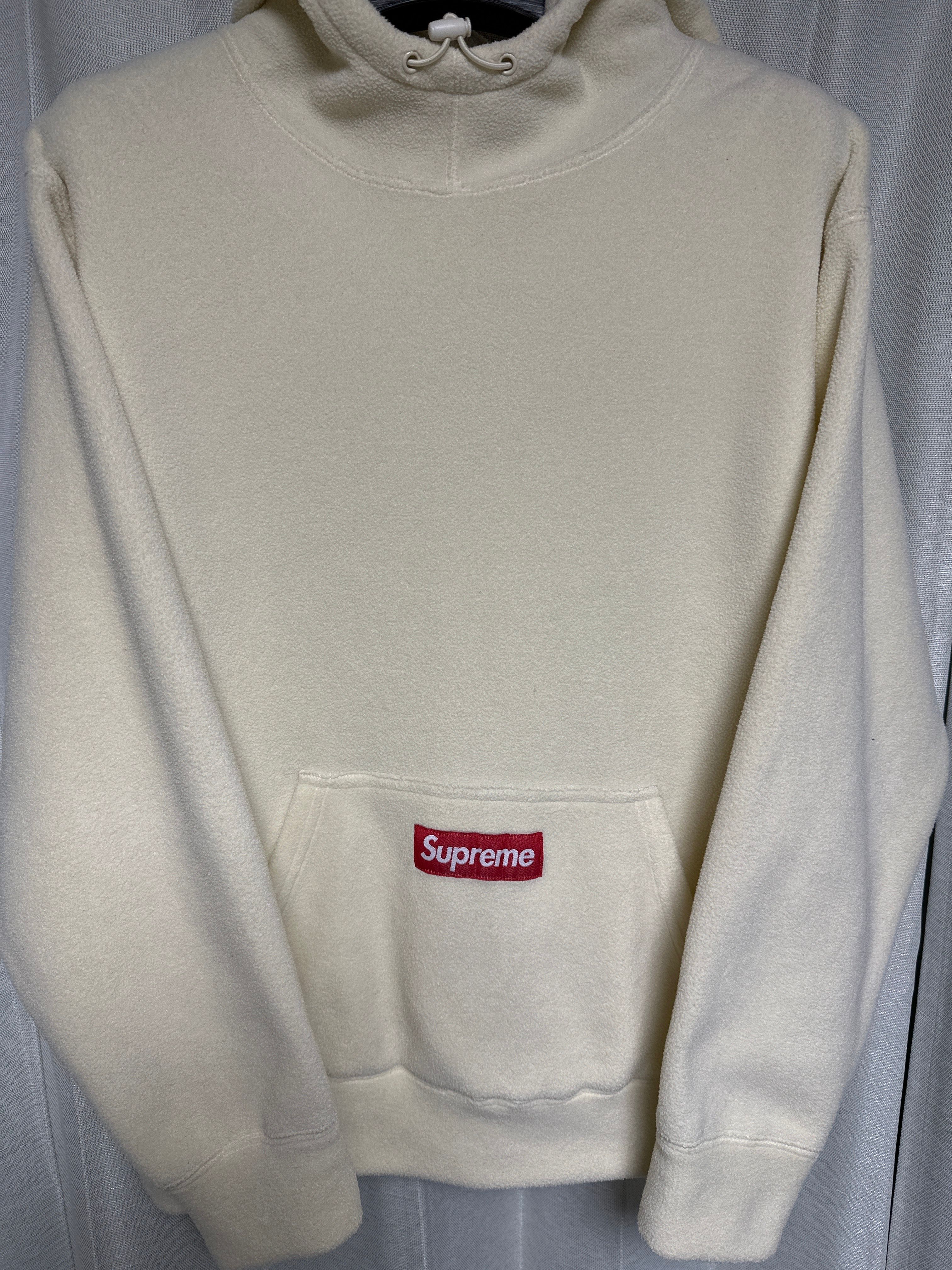 Supreme Polartec Hooded Sweatshirt "Natural"