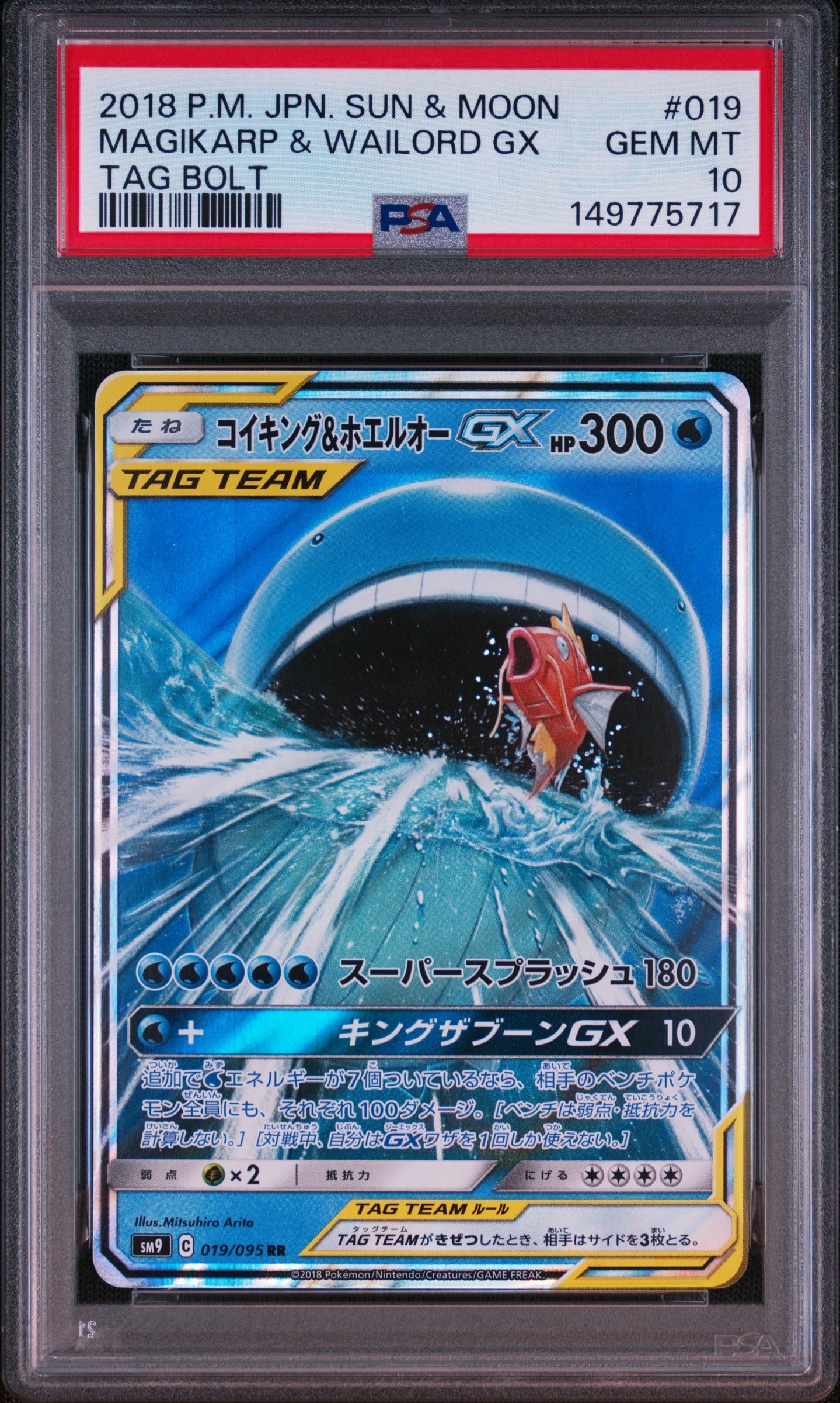 コイキング&ホエルオーGX RR [SM9 019/095](拡張パック「タッグボルト