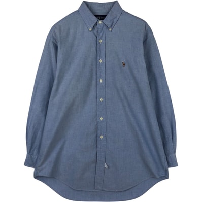 古着 ラルフローレン Ralph Lauren YORMOUTH 長袖 ボタンダウンシャツ メンズL相当/eaa477470